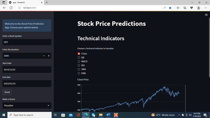 Stock Prediction Model